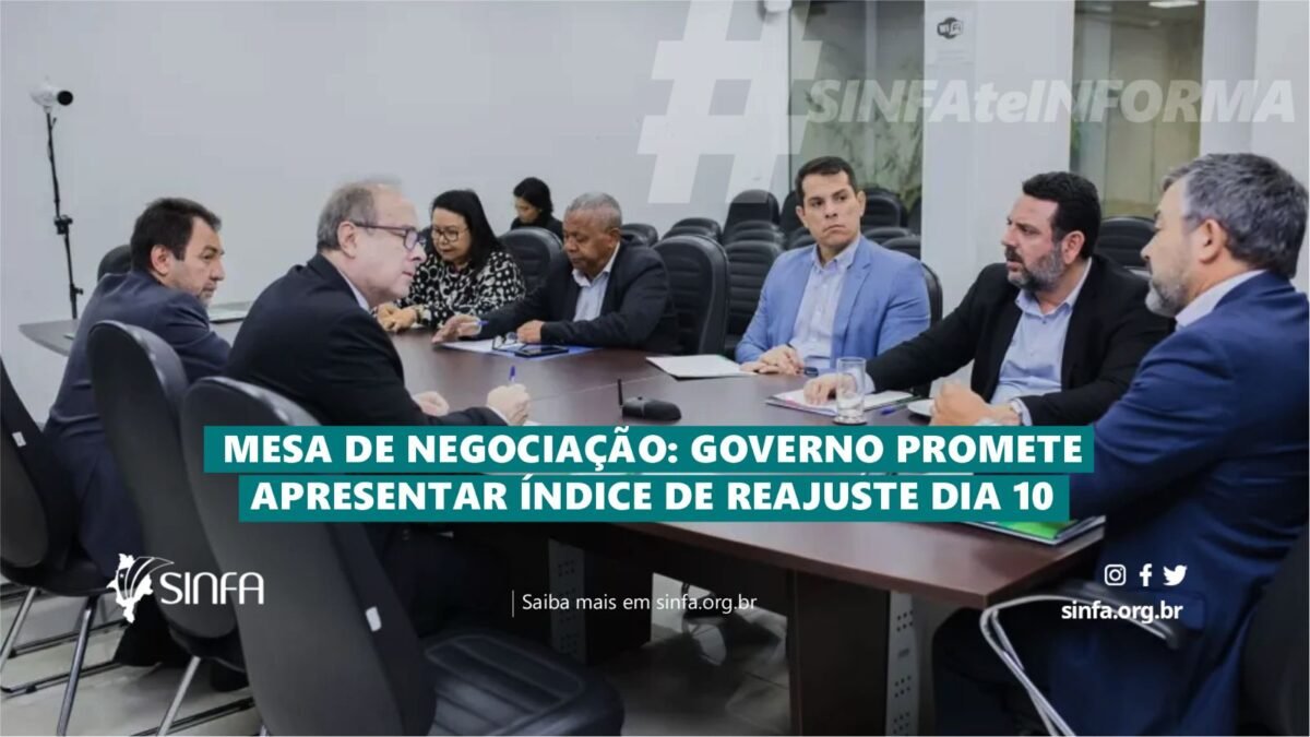 Mesa De Negocia O Governo Promete Apresentar Ndice De Reajuste Dia