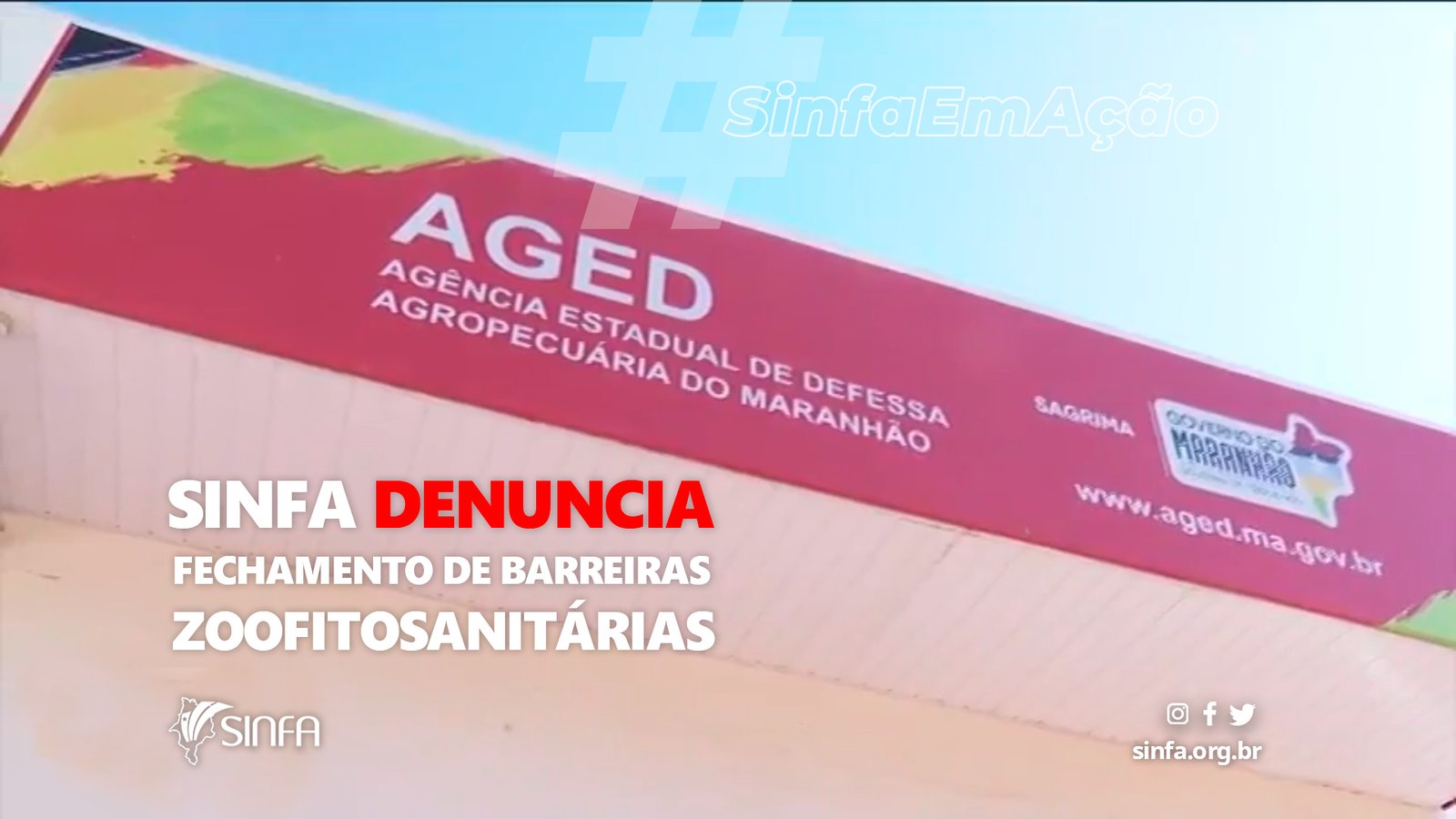 SINFA denuncia o fechamento de barreiras zoofitosanitárias no Maranhão