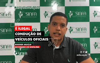 É ilegal a condução de veículos oficias da AGED.