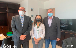 Representantes do SINFA e do CRMV reúnem-se com o deputado César Pires para discutir sobre o fechamento das barreiras fitossanitárias no estado