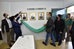Inauguração do espaço homenageando os ex presidentes do Sinfa