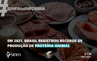 Brasil registrou recorde de produção de proteína animal