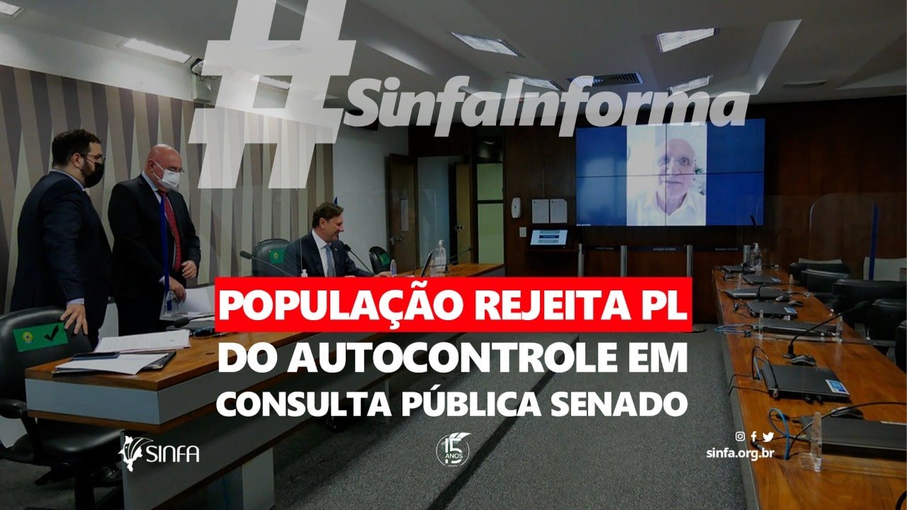 População rejeita PL do Autocontrole em consulta pública Senado