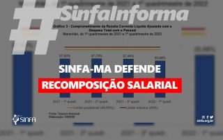 SINFA-MA defende recomposição salarial JÁ