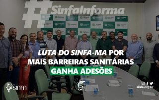 Luta do SINFA-MA por mais barreiras sanitárias ganha adesões